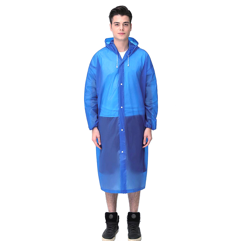 Reusable EVA Jacket Raincoat Without Reflective Lines