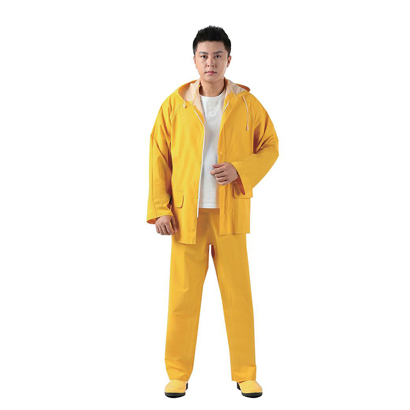 Polyester With PVC Coating Raincoat Suits